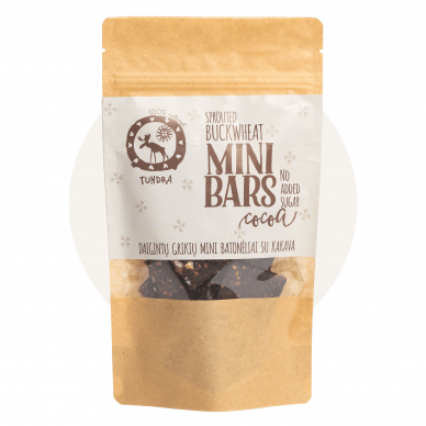 Sprouted buckwheat mini bars with cocoa 150g