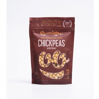 Sour cream and onion flavoured chickpeas 150g