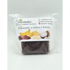 Bananinis skanėstas su kokosu ir kakava 100g